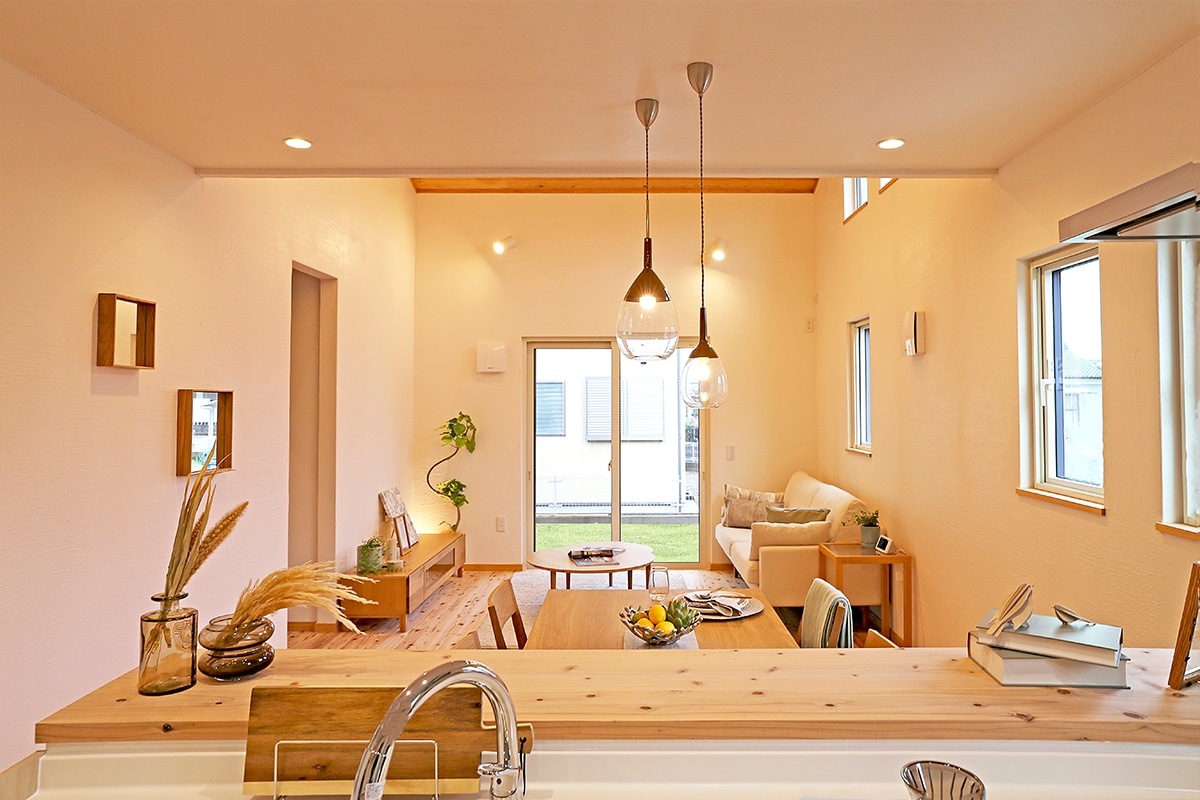 LUTE PENDANT LAMP-CHESTNUT BROWN φ14 (LEF-16)