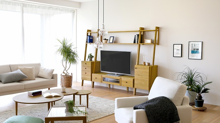 LEIRIA 154TVボード オーク