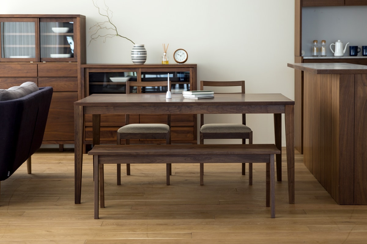 PLAIN DINING TABLE サイズオーダー ウォルナット