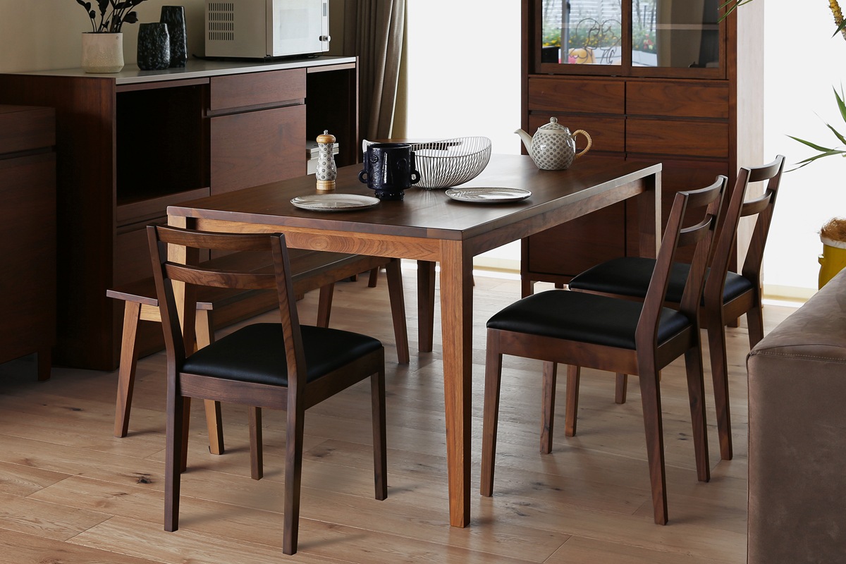 PLAIN DINING TABLE サイズオーダー ウォルナット