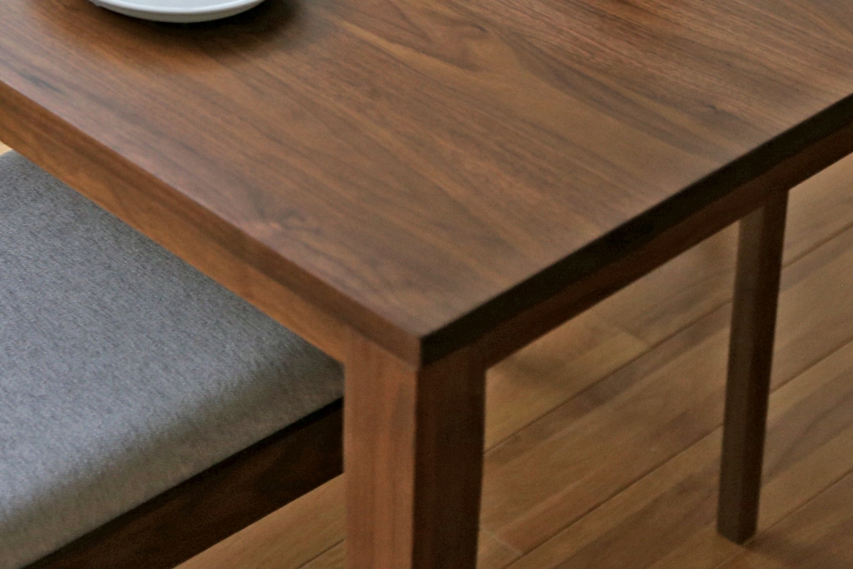 PLAIN DINING TABLE サイズオーダー ウォルナット