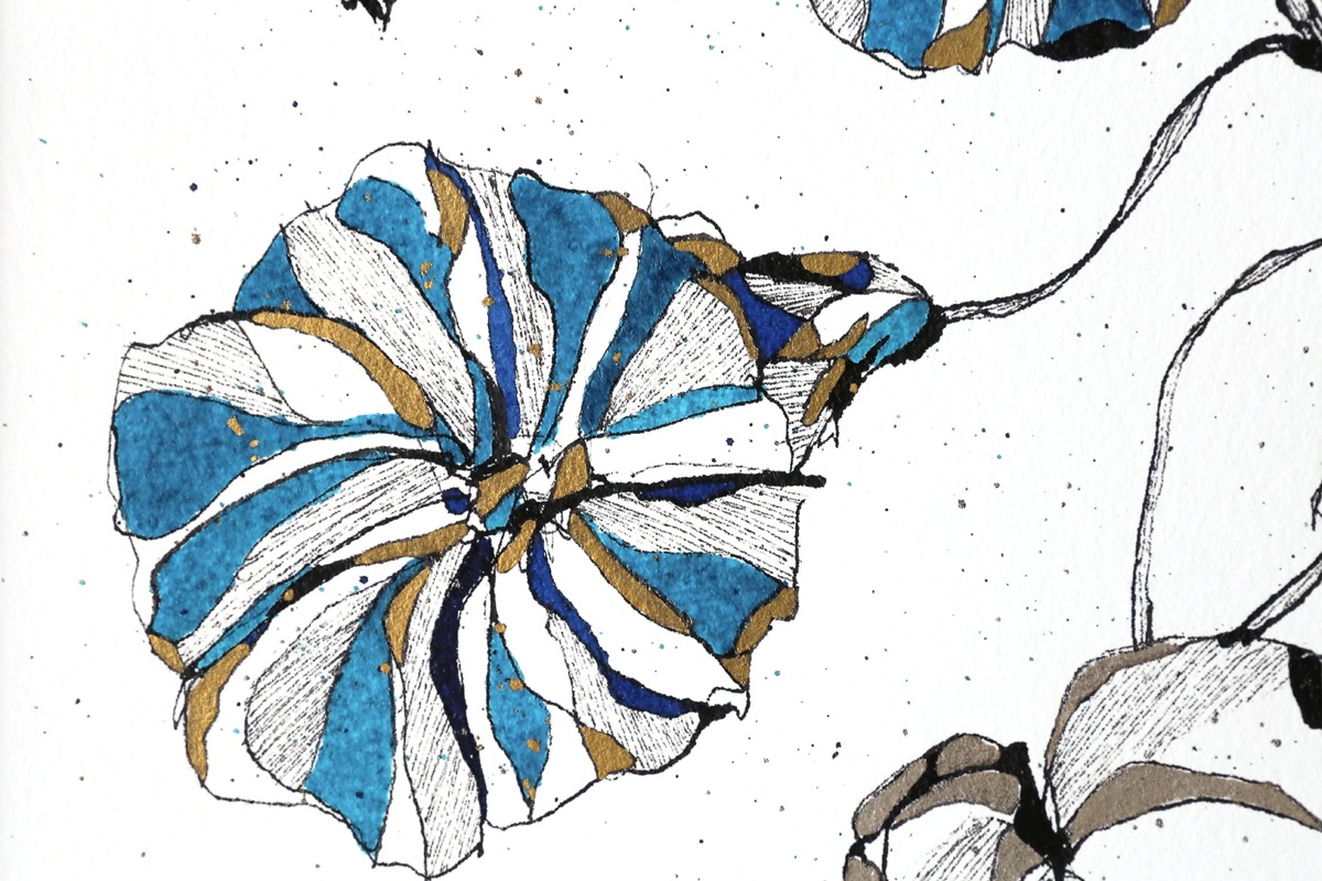 FLOWER BLUE BIG (ABC-52)