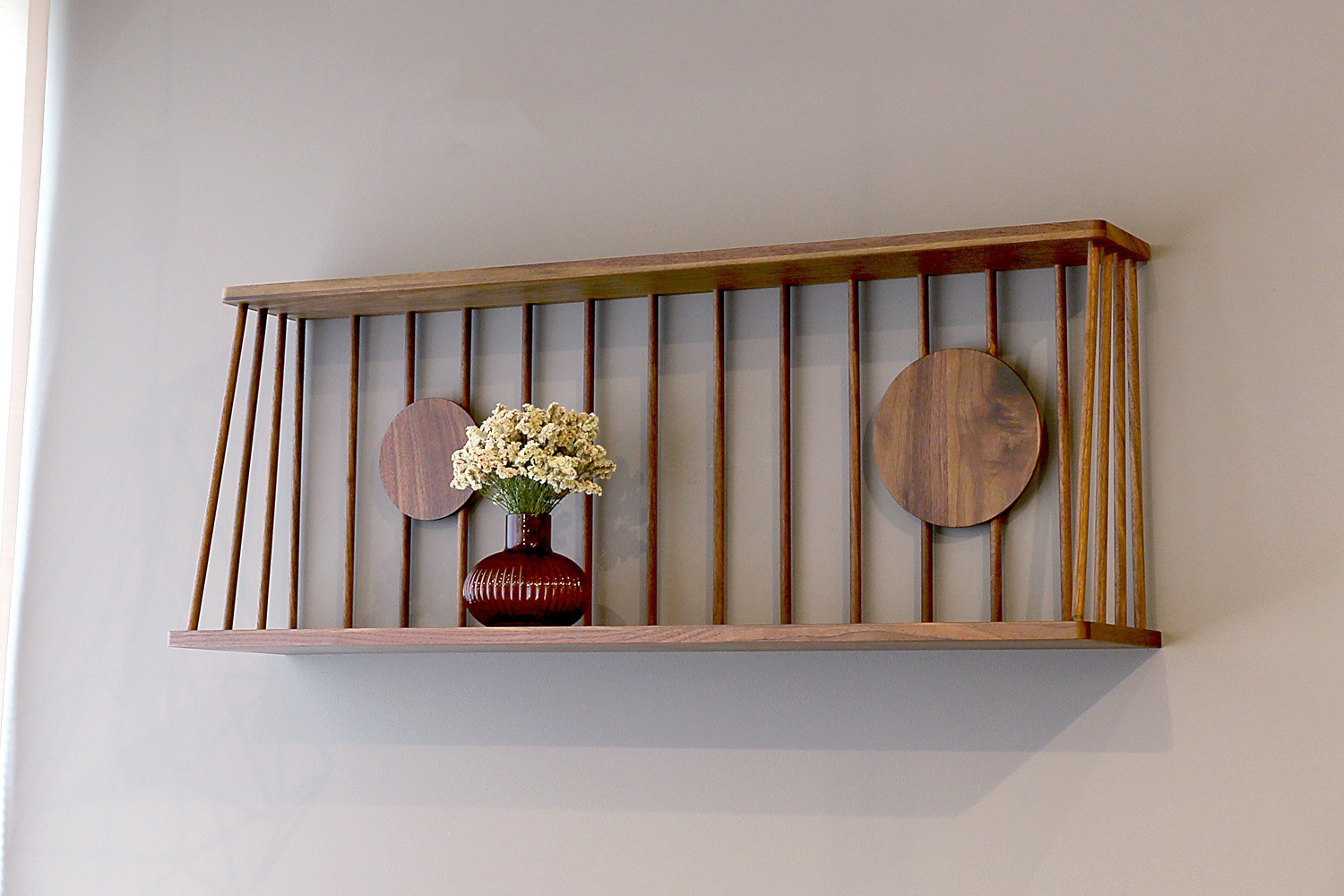 WALL RACK ウォールラック 120cm ウォルナット