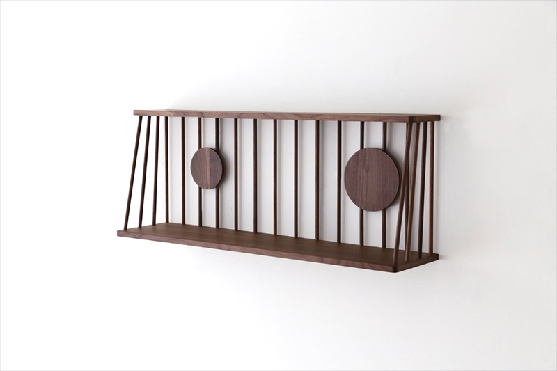 WALL RACK ウォールラック 120cm ウォルナット