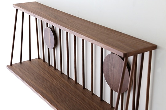 WALL RACK ウォールラック 120cm ウォルナット