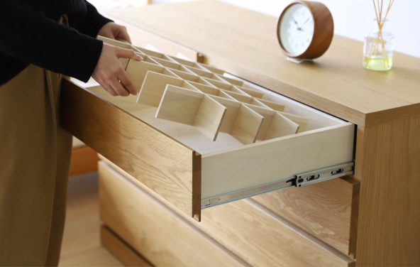 LECCE 120ローチェスト オーク