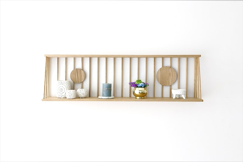 WALL RACK ウォールラック 120cm オーク