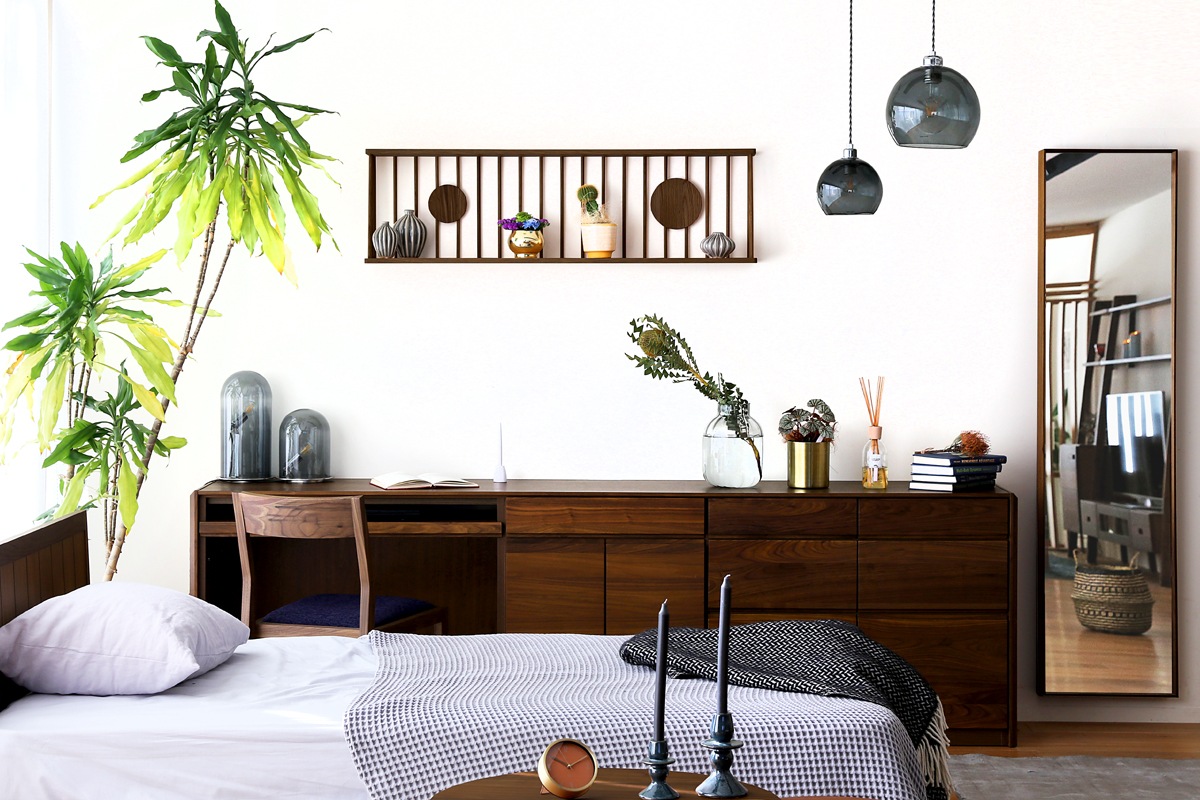 WALL RACK ウォールラック 120cm オーク