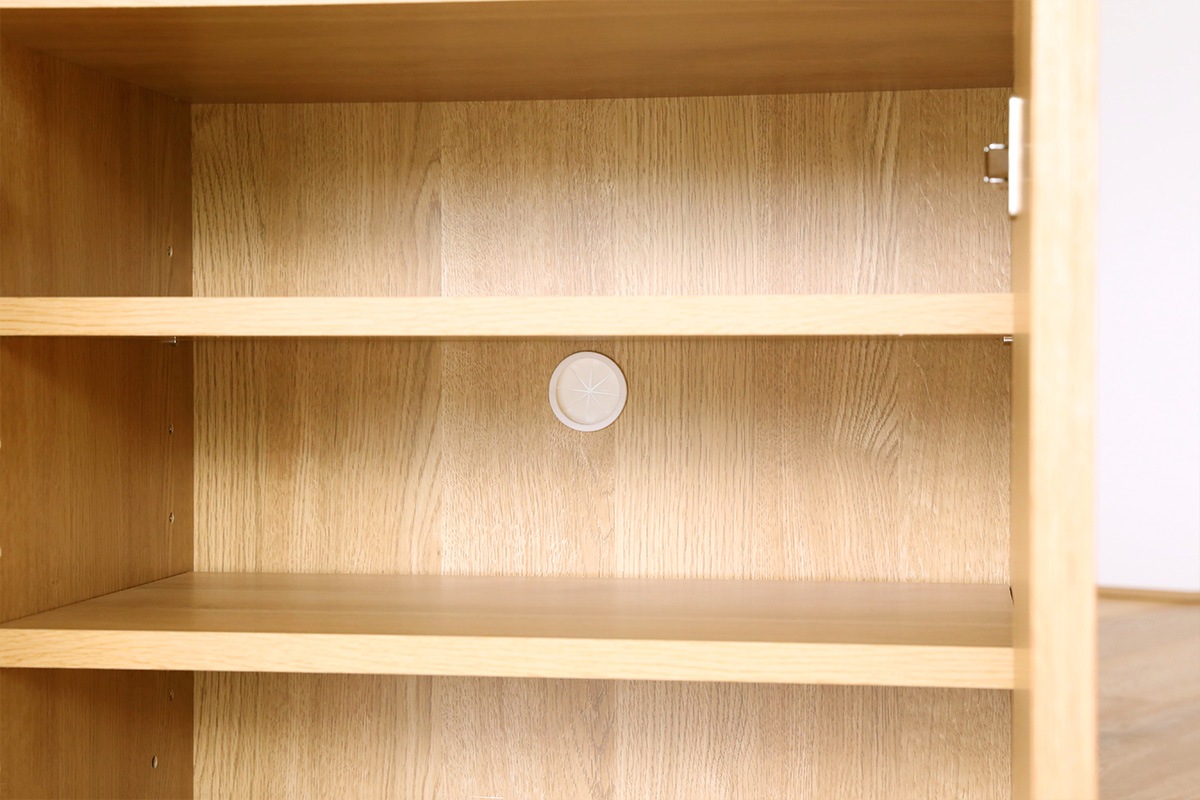 ASTER アスター LIVING SET2 オーク (90天板 + 60キャビネット + 30チェスト)