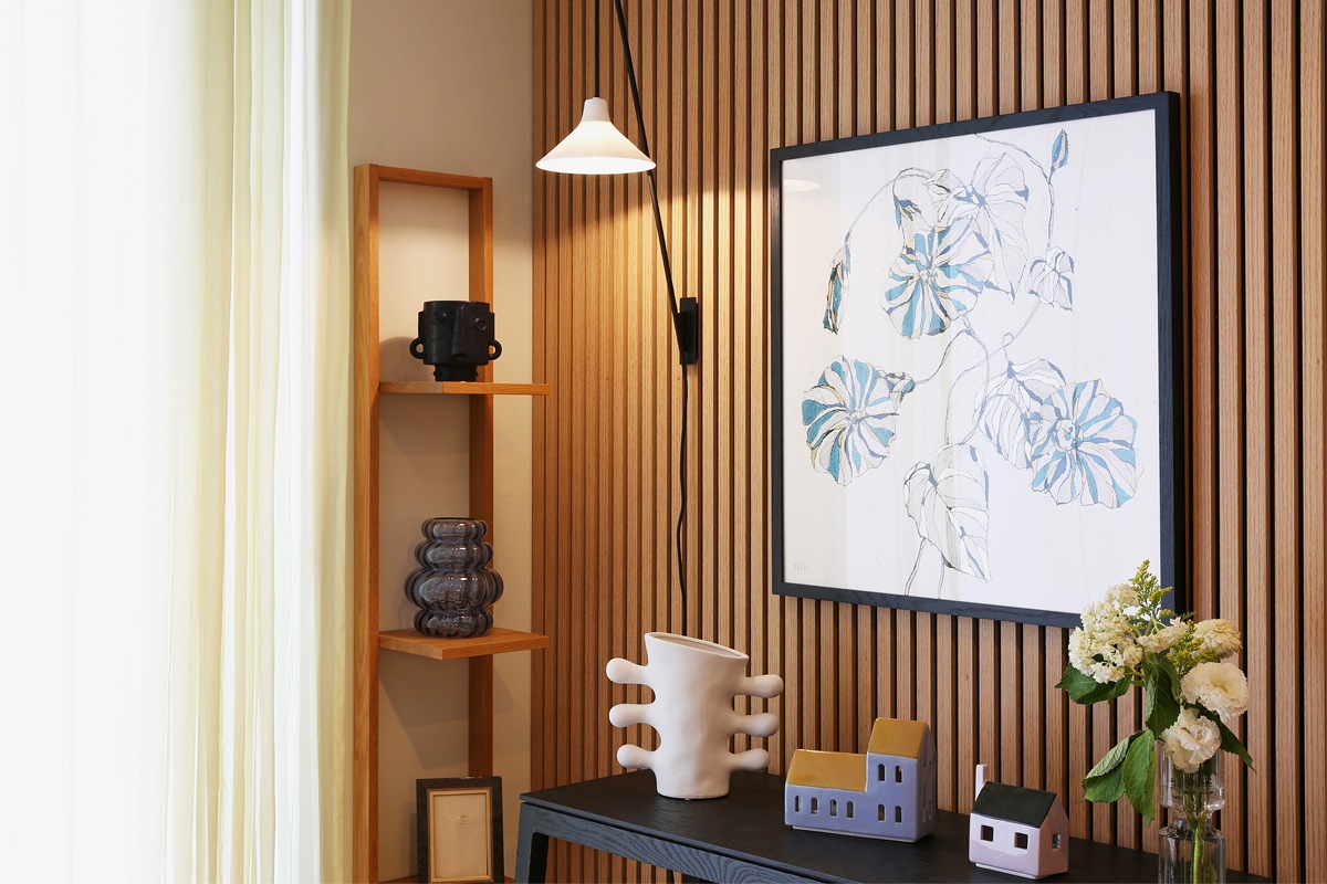 WOOD RIB PANEL シンプルタイプ パネル W90×H240 オーク