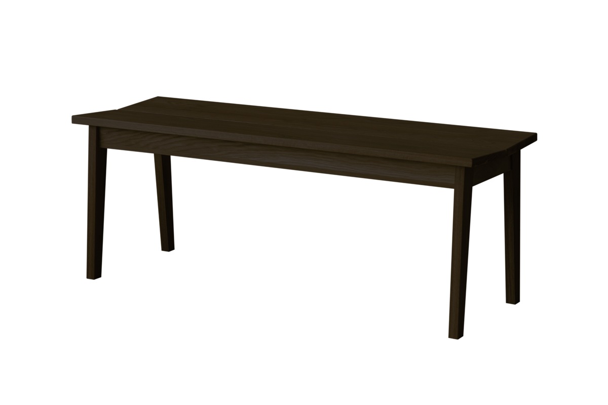 PLAIN BENCH オーク 黒塗装【受注生産品】