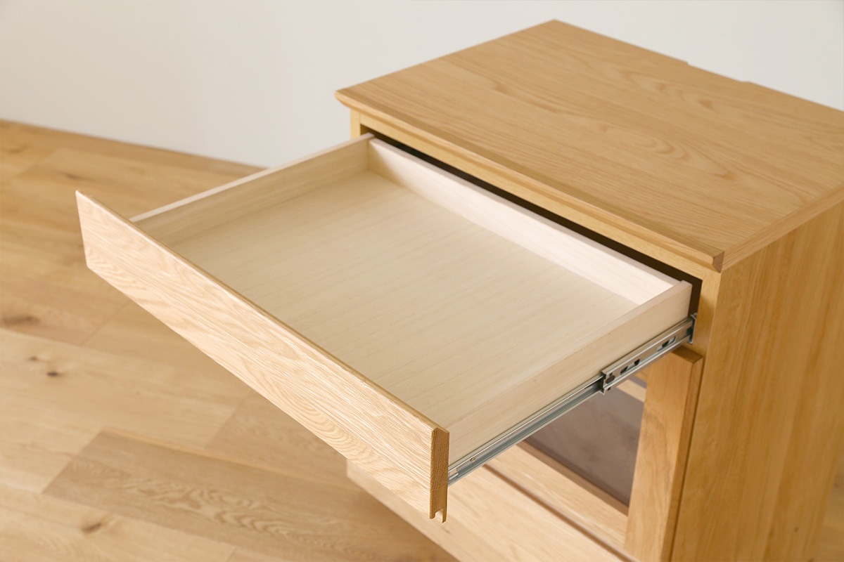 ASTER 60ガラス扉 ウォルナット ※天板別売り