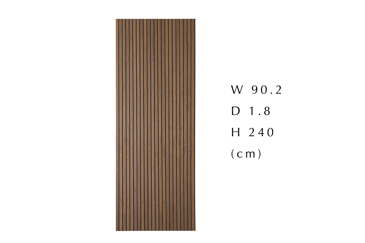 WOOD RIB PANEL ウッドリブパネル シンプルタイプ パネル W90×H240 ウォルナット