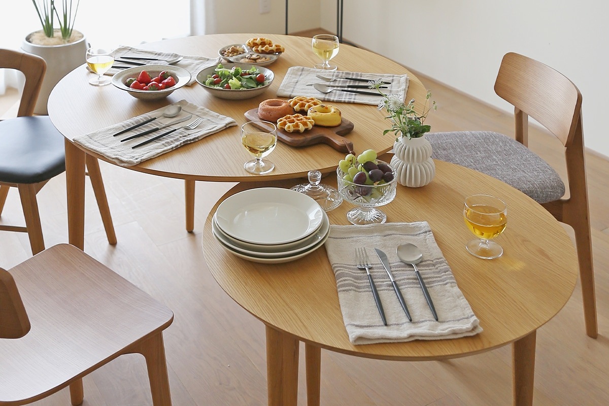 BLANC CHAIR オーク/布座