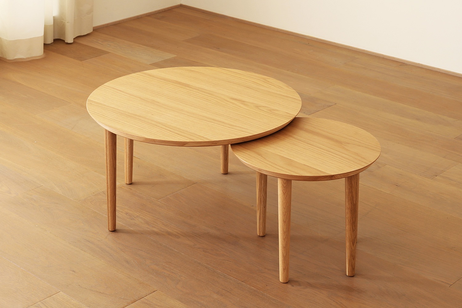 BALLOON LIVING TABLE 69-2枚 伸長式 オーク