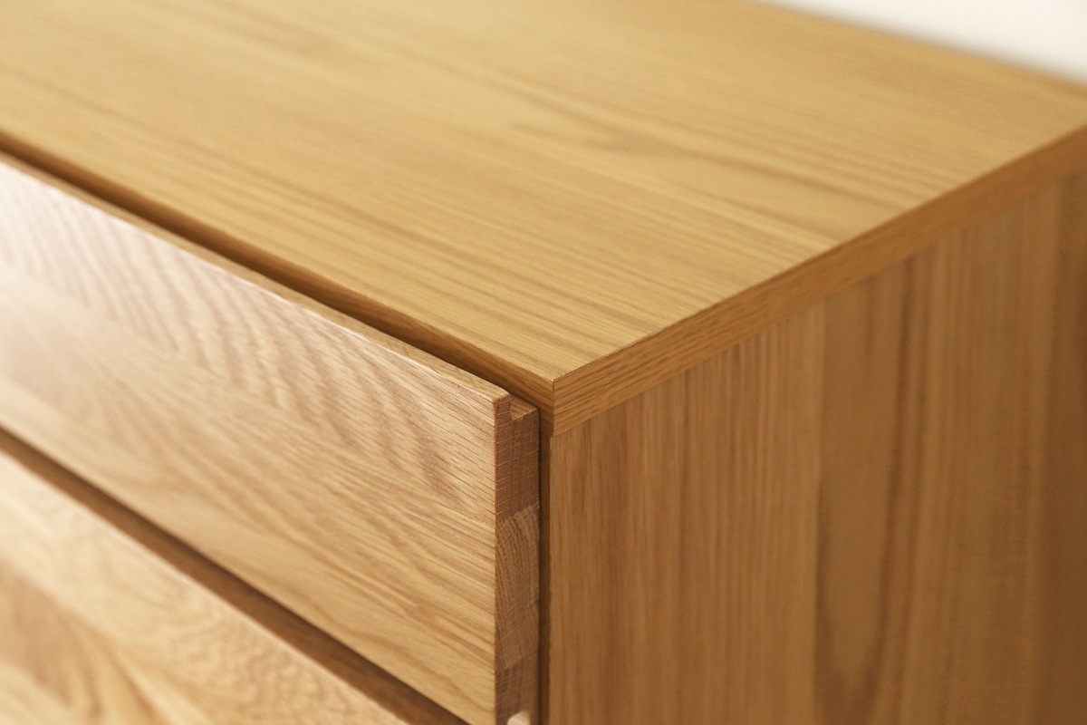 LECCE レッチェ 50リビングチェスト(D39.5cm) オーク