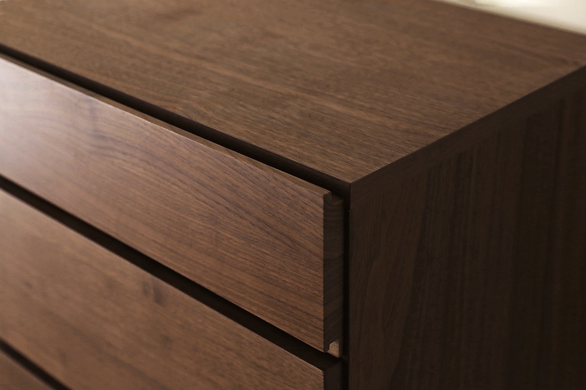 LECCE レッチェ 50リビングチェスト(D39.5cm) ウォルナット