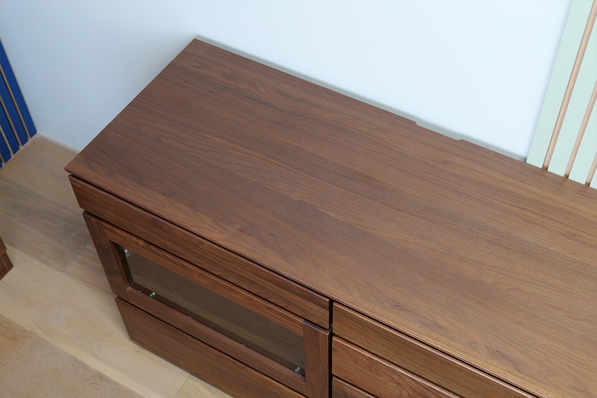 ASTER 突板天板 オーダーサイズ W30~240/Ｄ45~60 ウォルナット