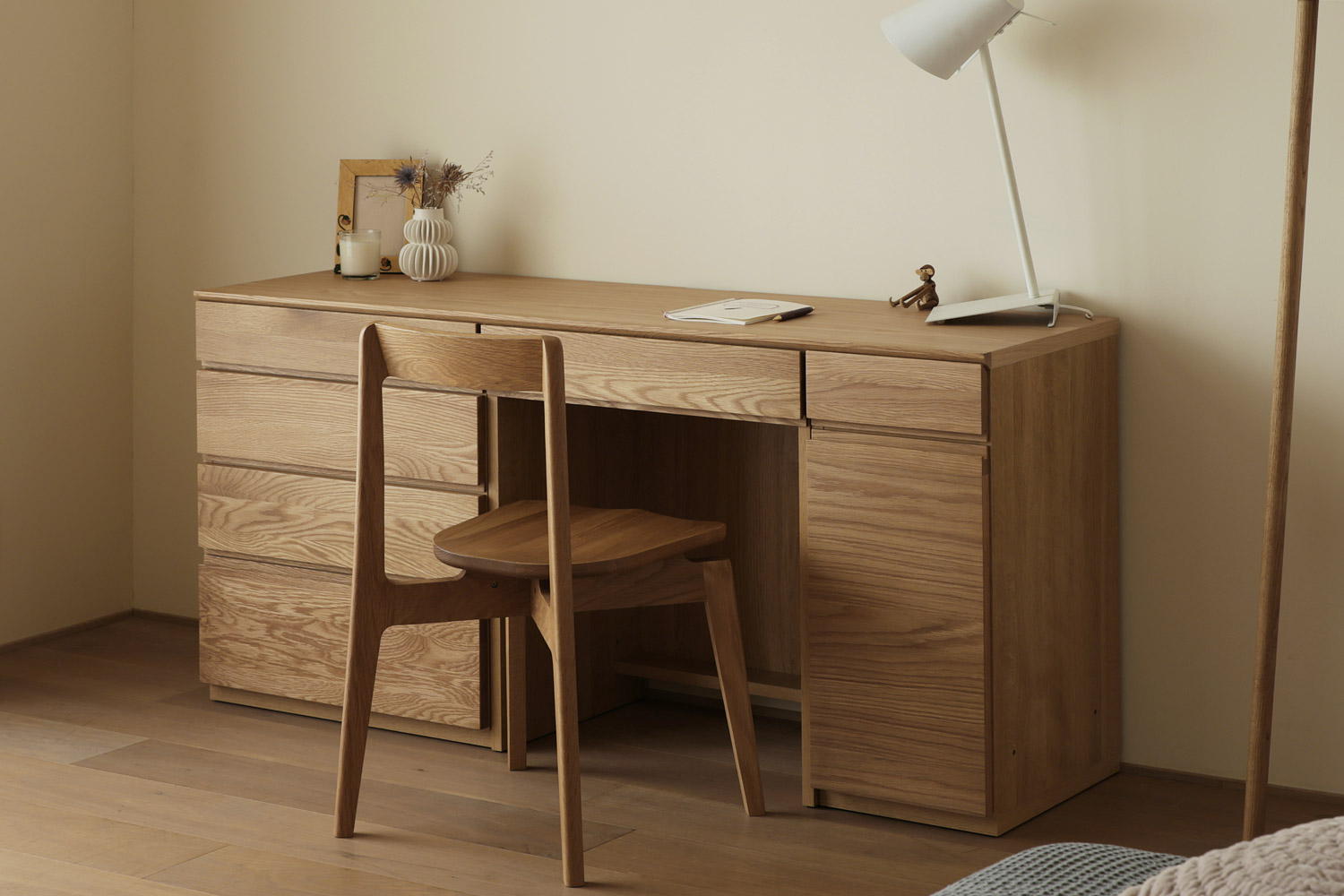 ASTER アスター DESK SET5 150天板 + 60チェスト + 60デスク + 30
