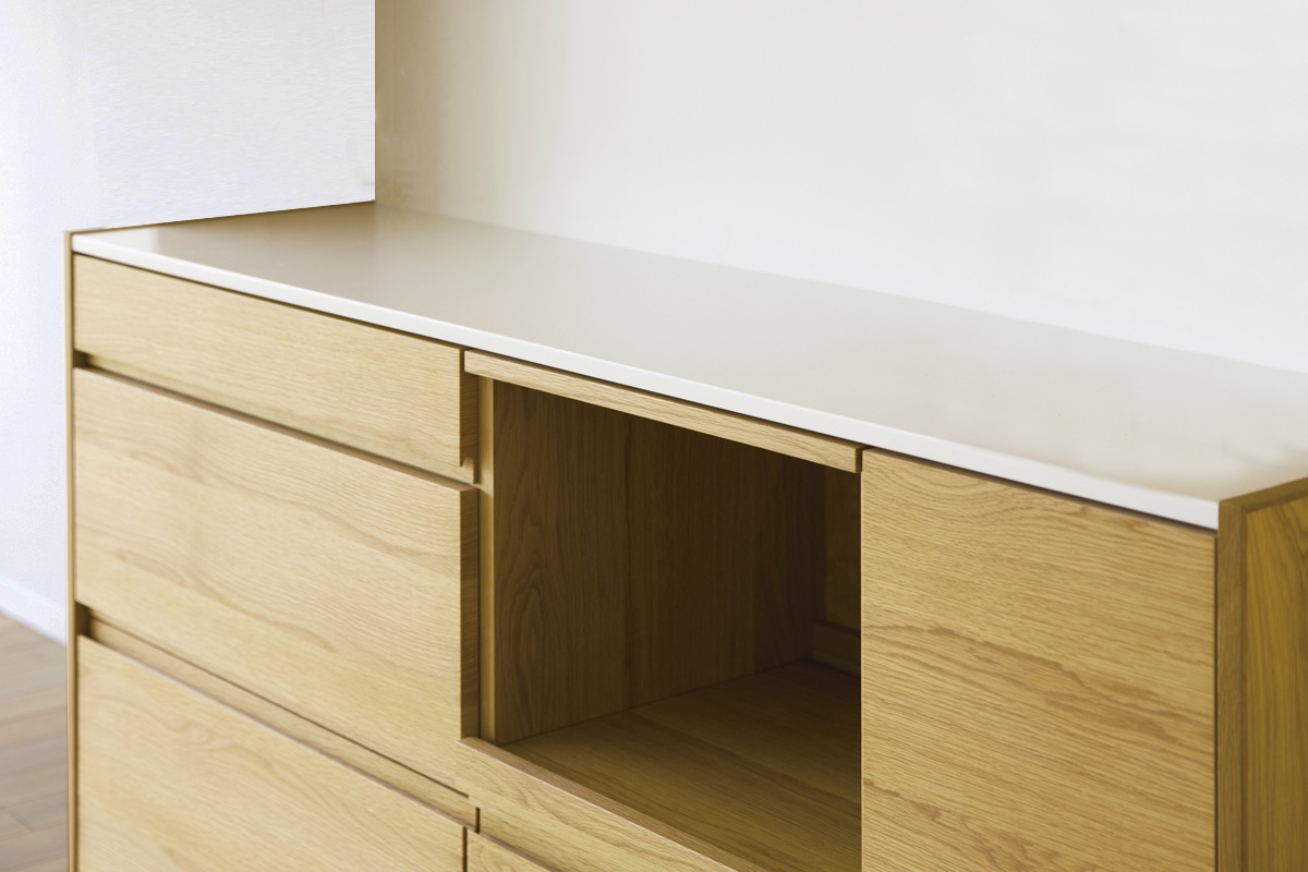 HARVEST ハーベスト【吊り戸タイプ】set 12 【幅102cm】オーク/ウォルナット