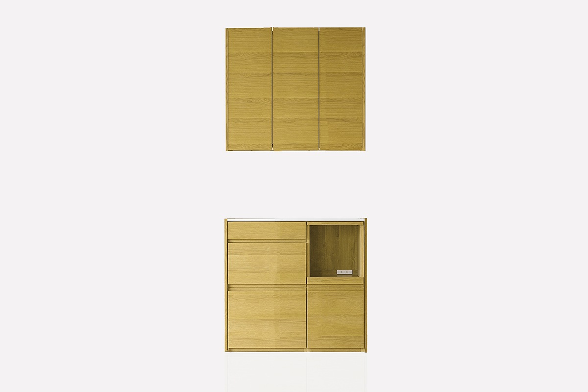 HARVEST ハーベスト【吊り戸タイプ】set 13【幅102cm】オーク/ウォルナット