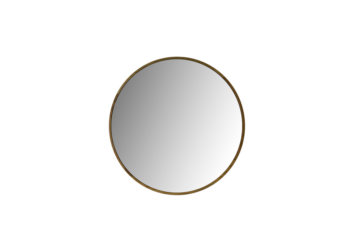 PLAIN ROUND MIRROR φ40 ウォルナット