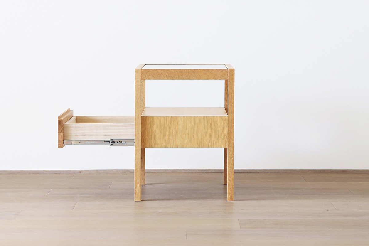 レッチェ 50サイドテーブルWO　