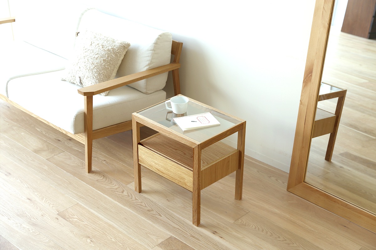 レッチェ 50サイドテーブルWO　