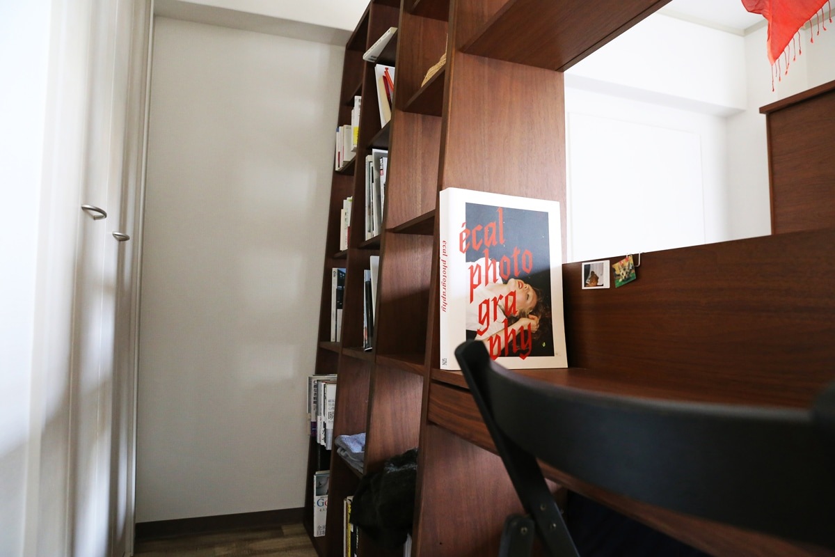 GALLE 35本棚パーツ ウォルナット