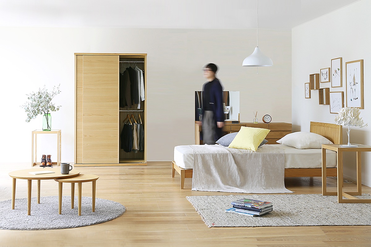 LECCE 120ワードローブ オーク