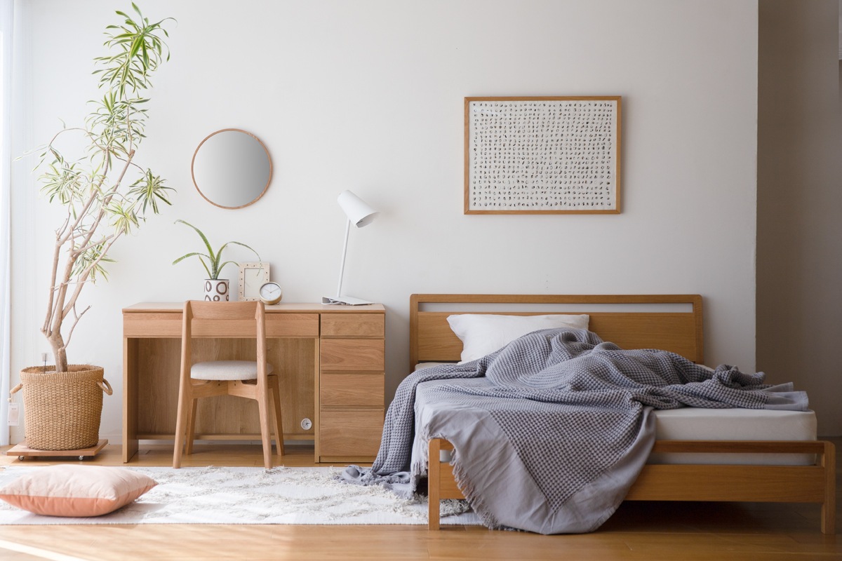 MARK BED シングル オーク