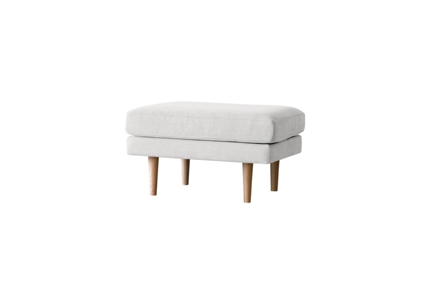 LEO SOFA レオ オットマン アイボリー オーク脚/ウォルナット脚