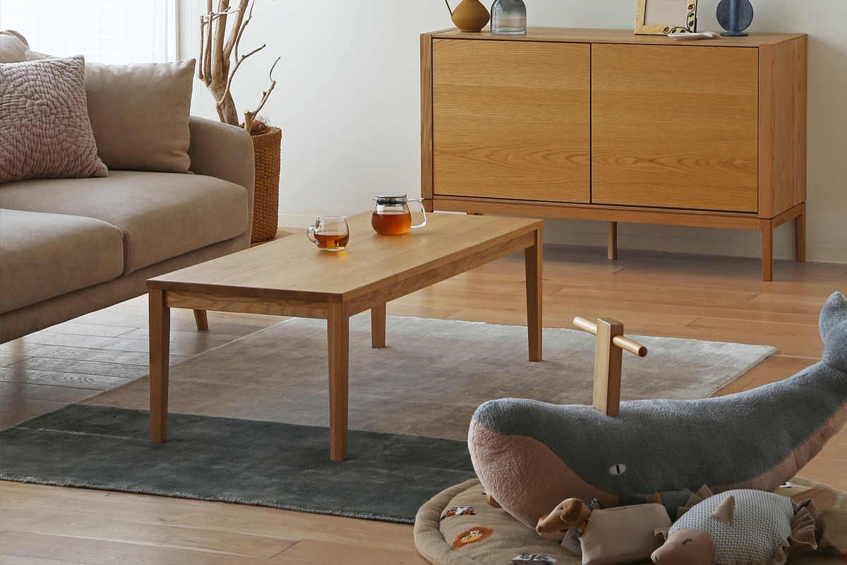 PLAIN LIVING TABLE オーク 【サイズオーダー】