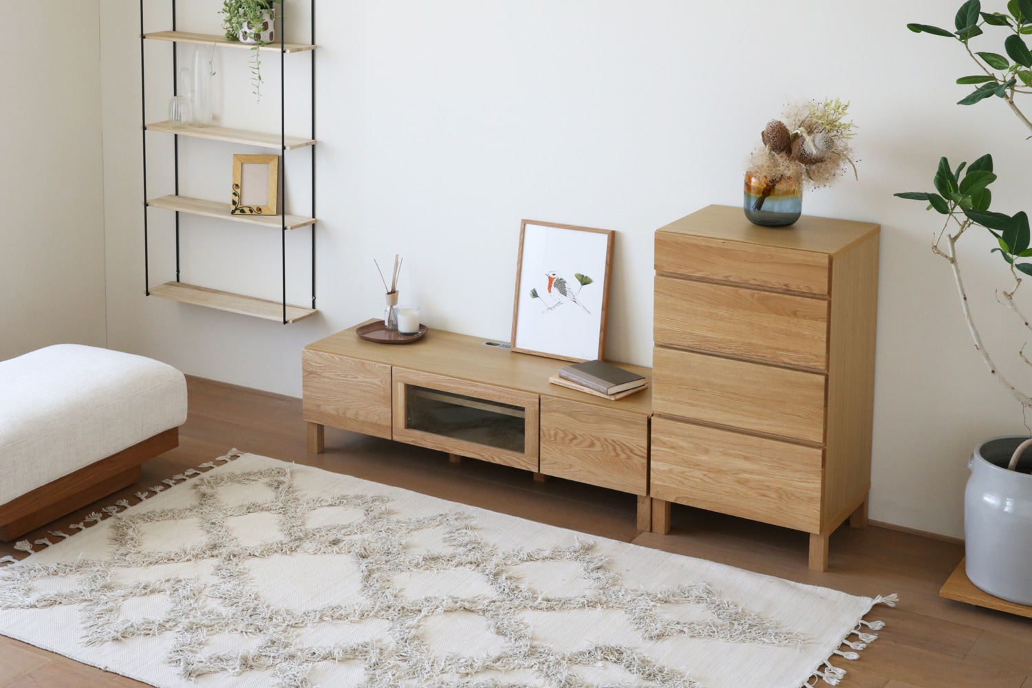 LECCE レッチェ 120TVボード OAK
