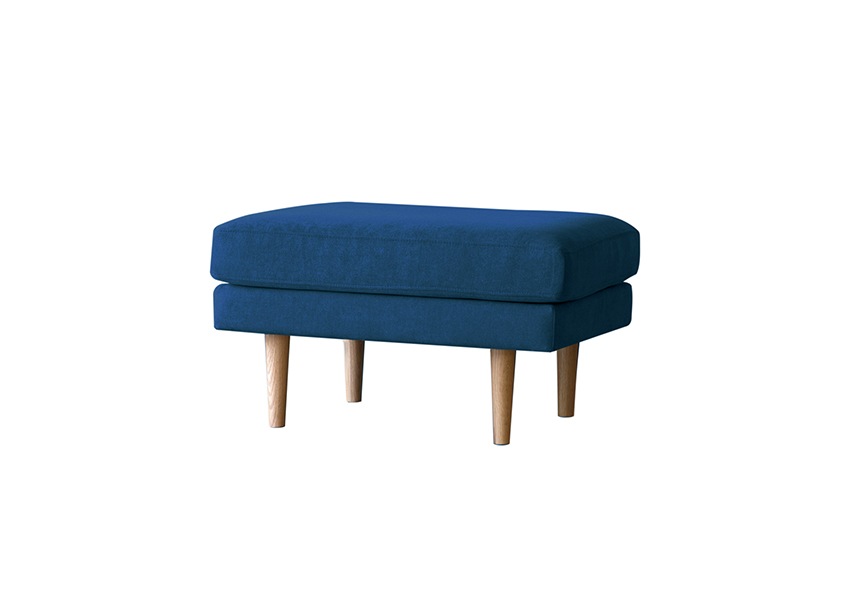 LEO SOFA オットマン ネイビー オーク脚/ウォルナット脚