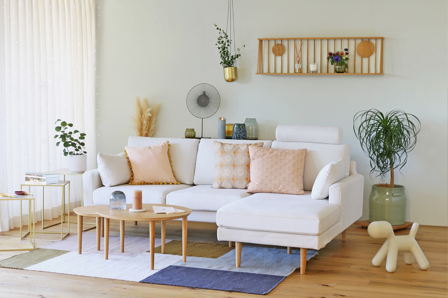 WALL RACK ウォールラック 90cm オーク