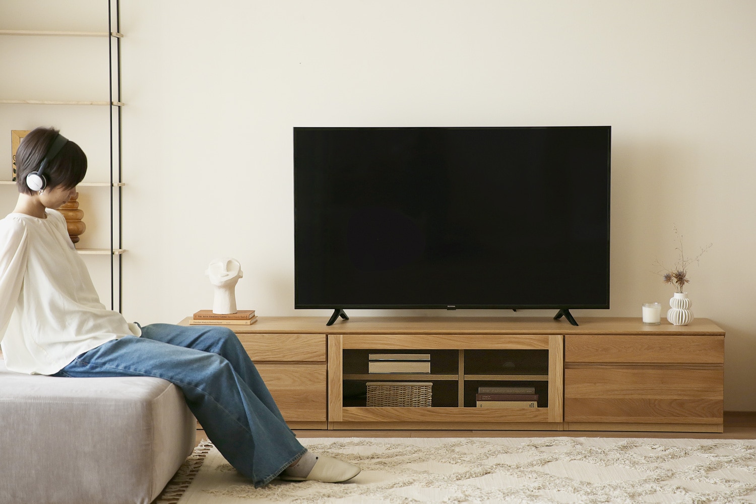 ASTER アスター 60TVチェスト オーク ※天板別売り
