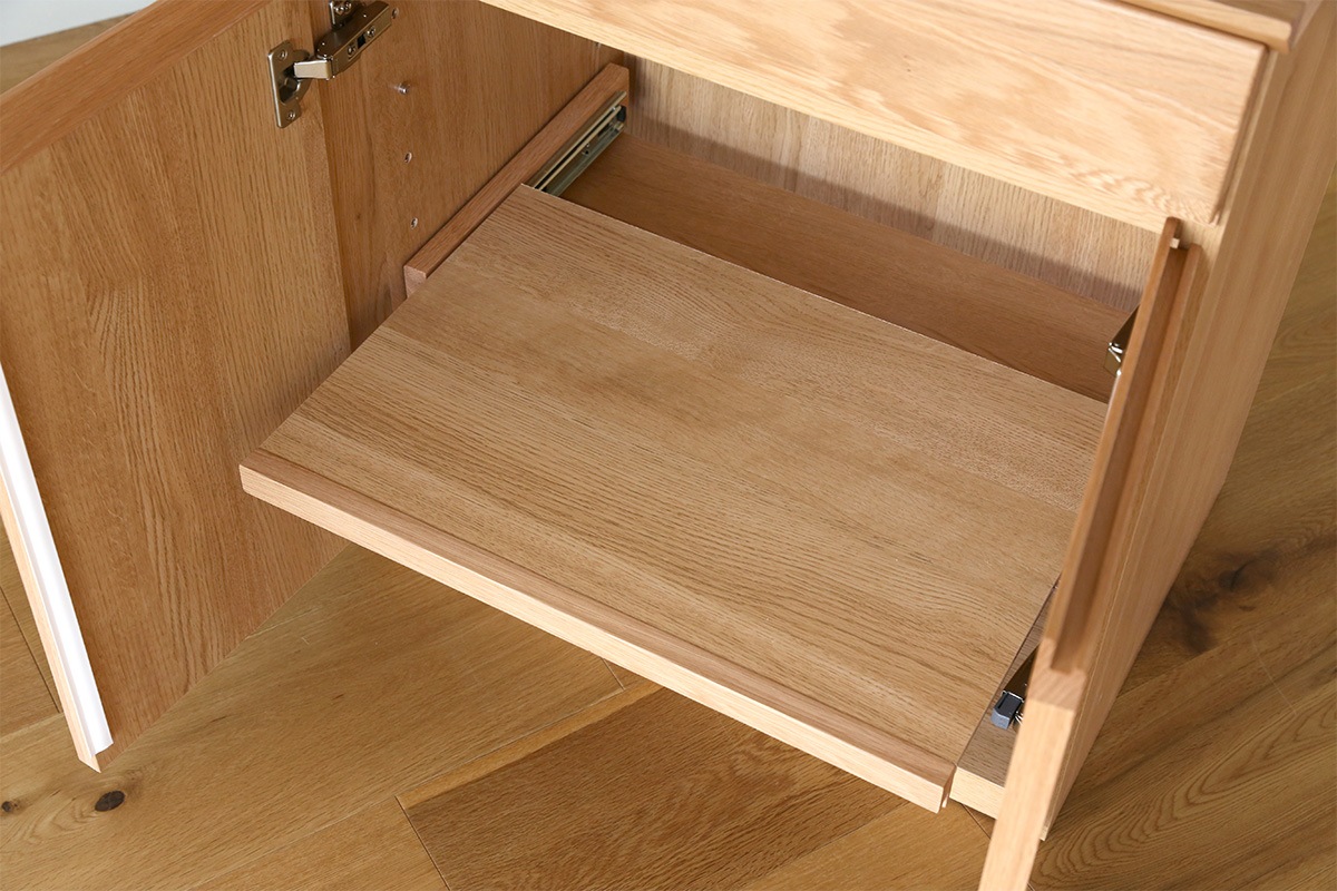 ASTER 60キャビネット専用スライド棚 オーク