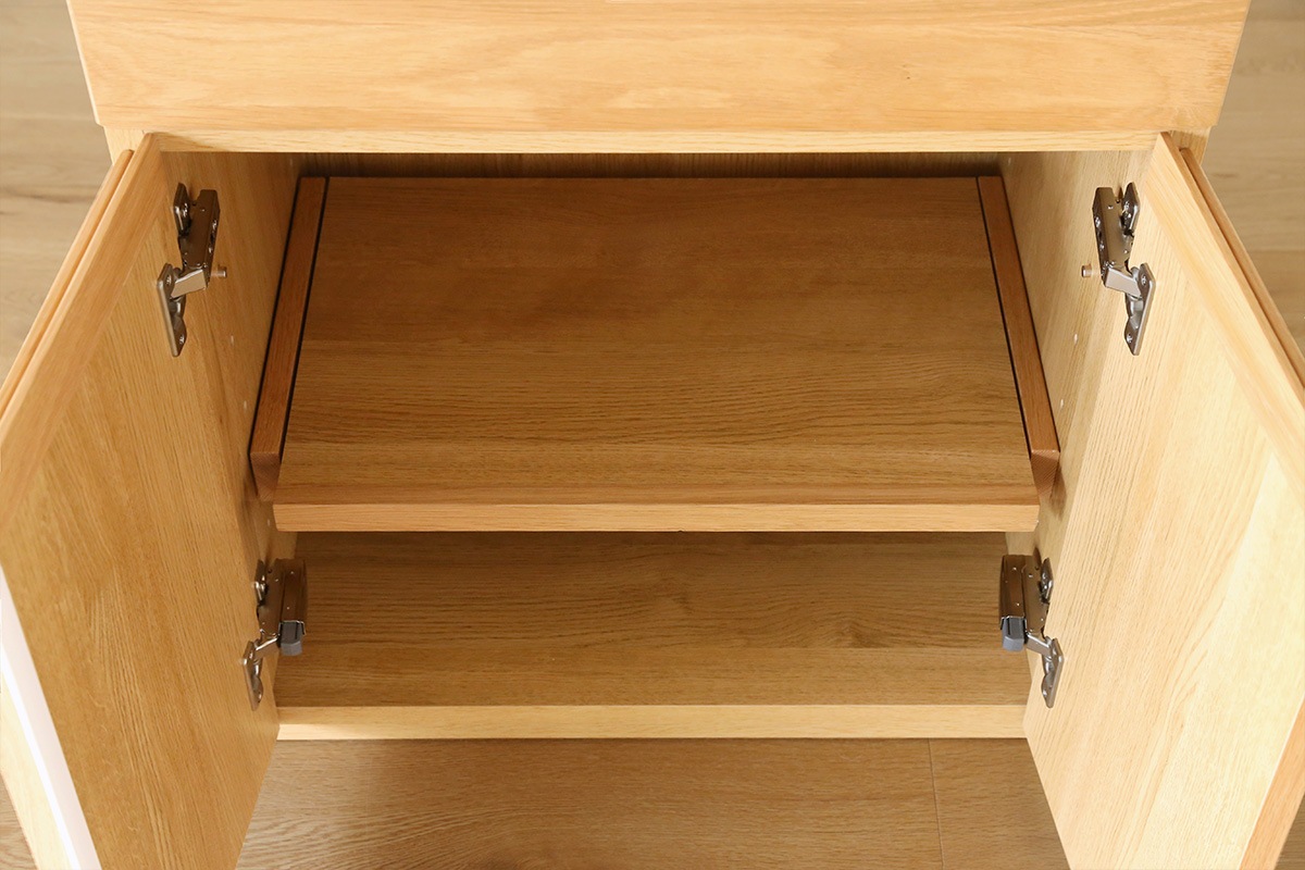 ASTER 60キャビネット専用スライド棚 オーク