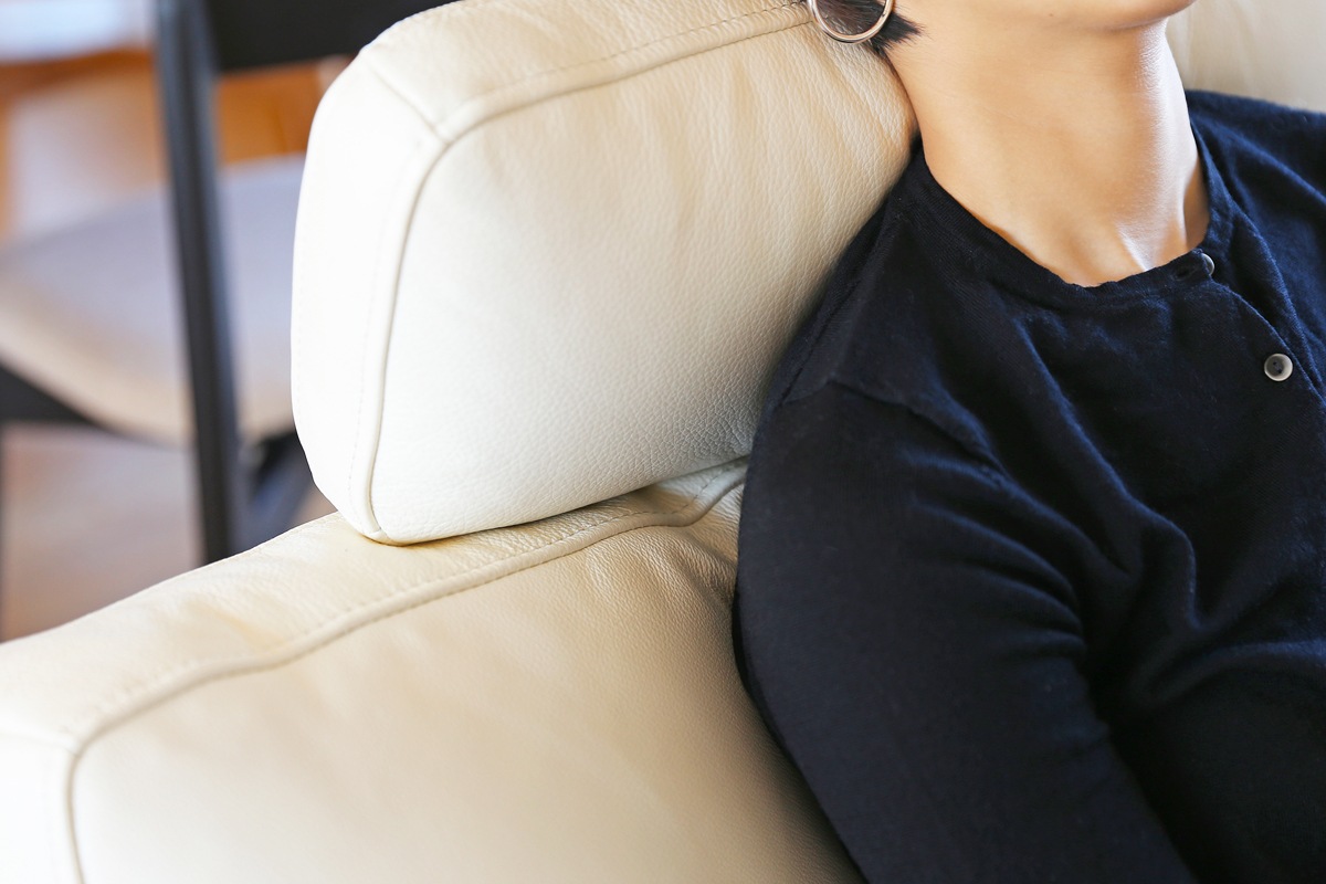 SERUM SOFA 3人掛け グレー オーク脚/ウォルナット脚