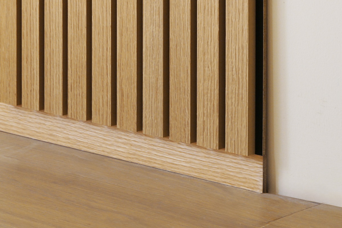 WOOD RIB PANEL ウッドリブパネル シンプル・デラックス共通 上下用幕板 ウォルナット