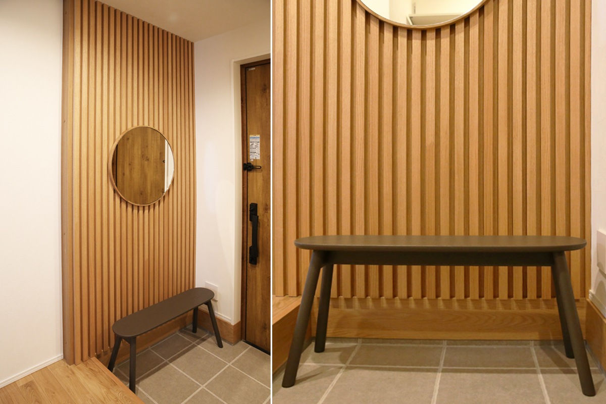 WOOD RIB PANEL デラックスタイプ パネル W90×H240 オーク