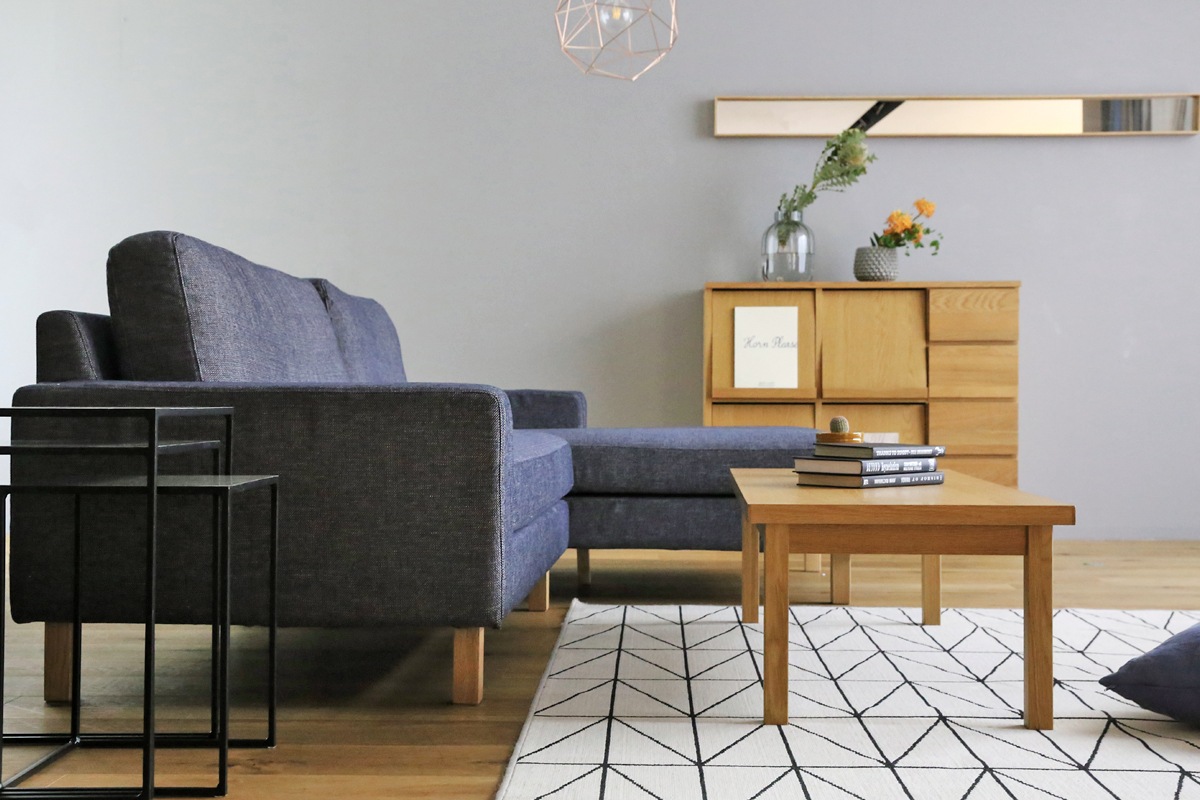 BOX MIRROR 2580-50コーナーミラー オーク