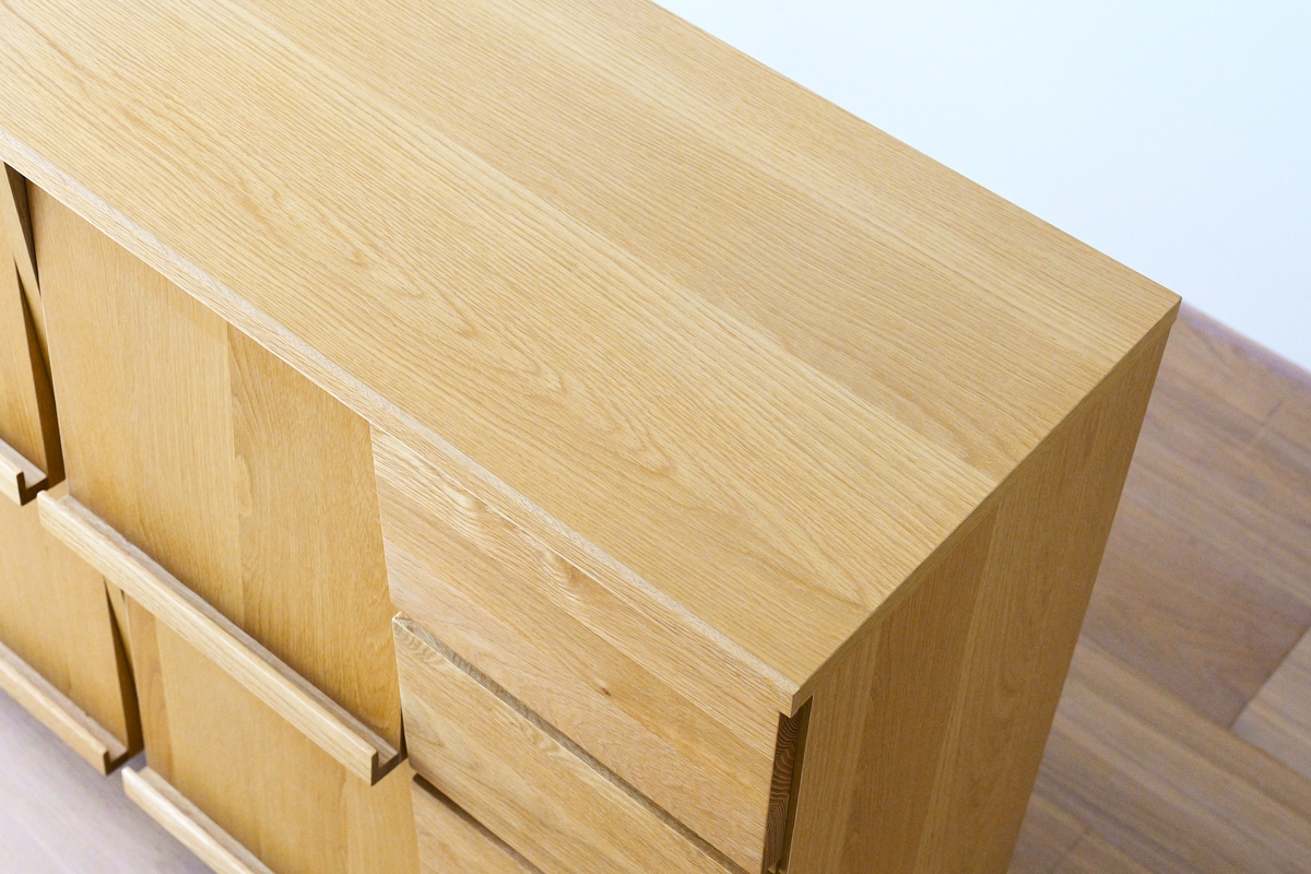 LECCE 143マガジンレコードラック オーク