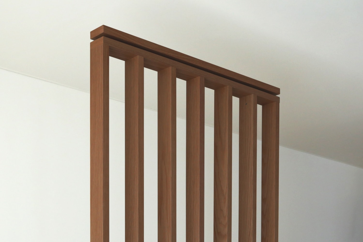 WOOD PARTITION ウッドパーテーション ライトタイプ(D7) W90×H180~300cm ウォルナット