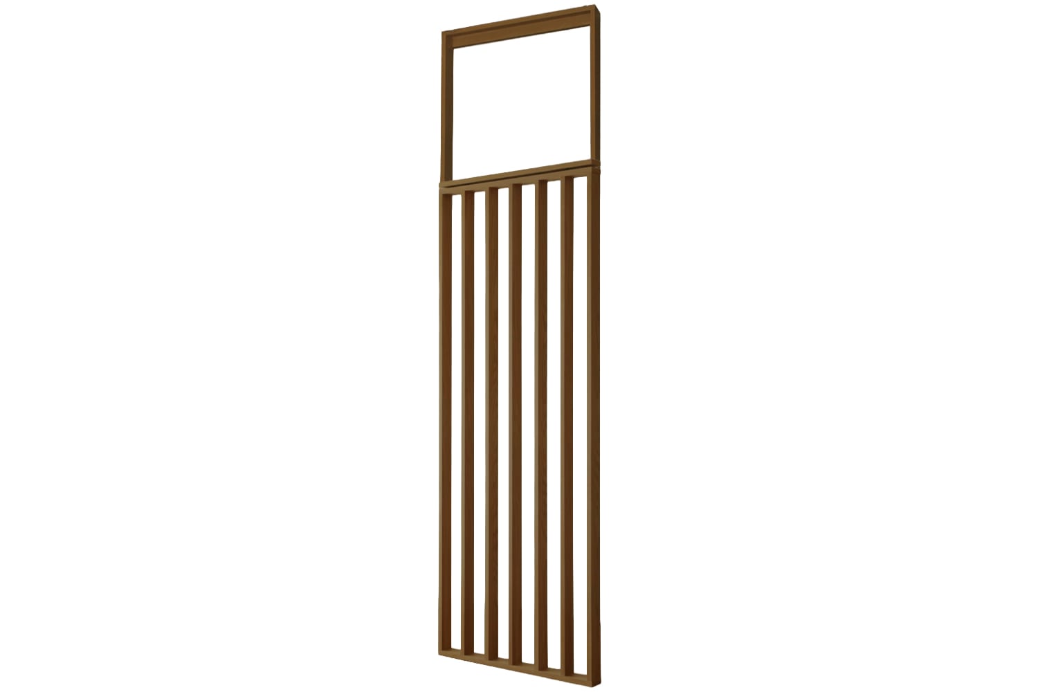 WOOD PARTITION ウッドパーテーション ライトタイプ(D7) W90×H180~300cm ウォルナット