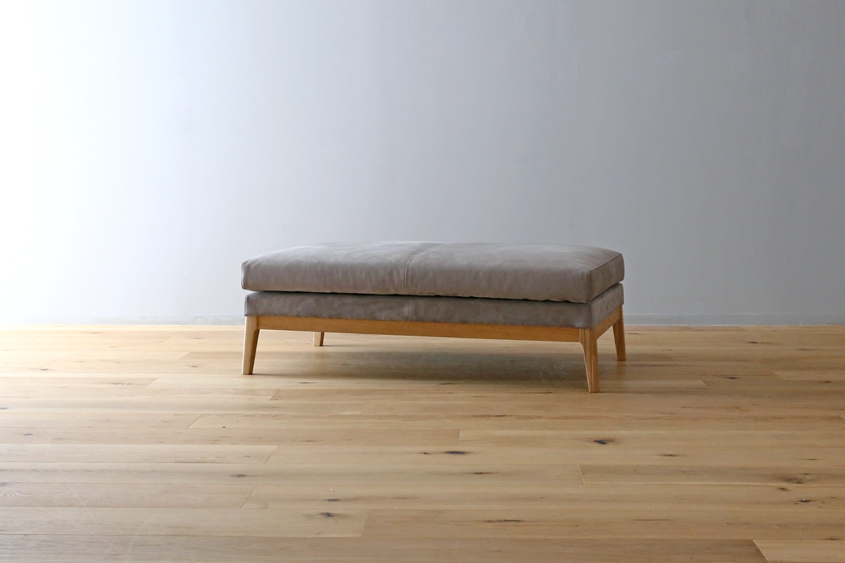 【廃番25％OFF】 FRACCE SOFA ベンチ グレー オーク脚