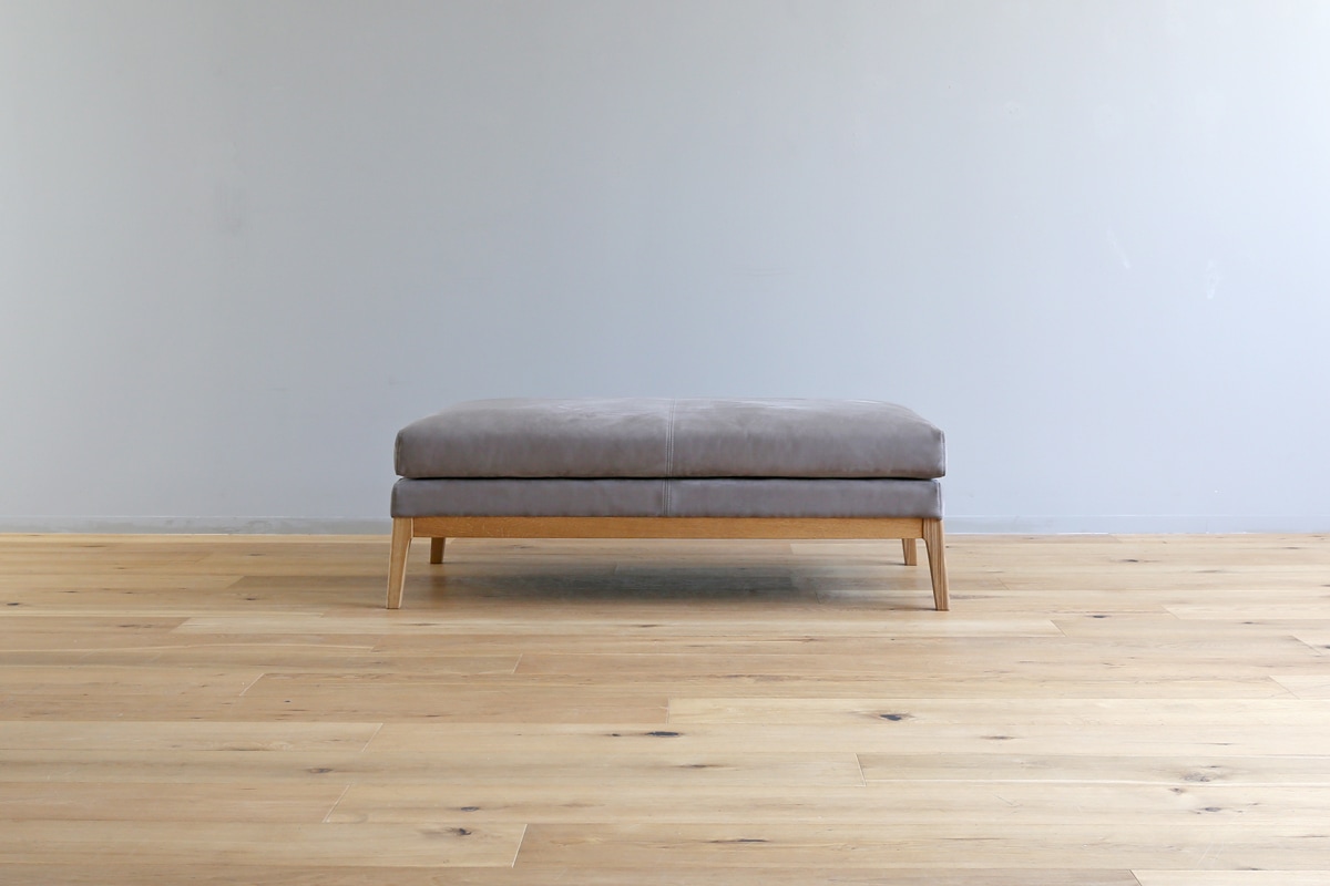 【廃番25％OFF】 FRACCE SOFA ベンチ グレー オーク脚