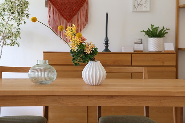 VASE WIDE IVORY(HBC-03/04)