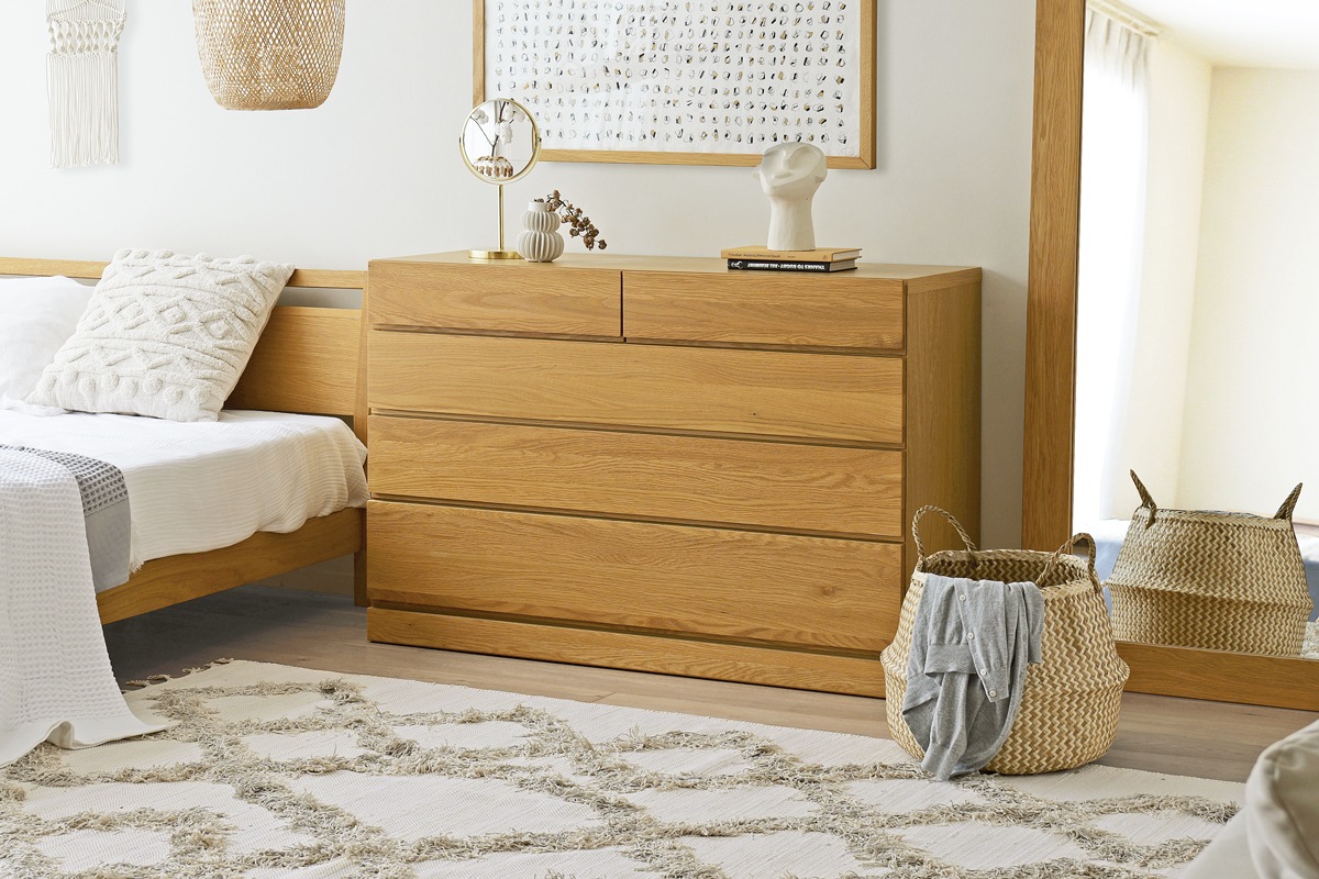 LECCE 105ローチェスト ウォルナット